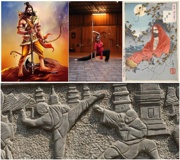 Lord Parashuram, Kalaripayattu, Bodhidharma and Kung-Fu