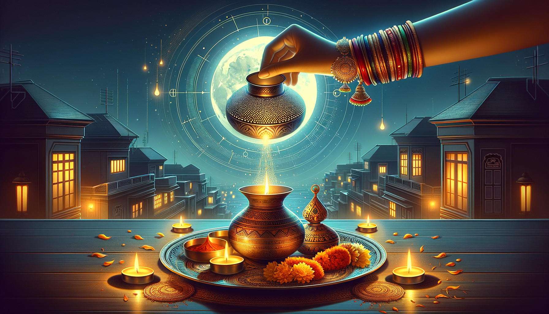 Essential Karva Chauth 2025 Moonrise Guide: Discover Chandrodaya Time on 10 Oct Across India