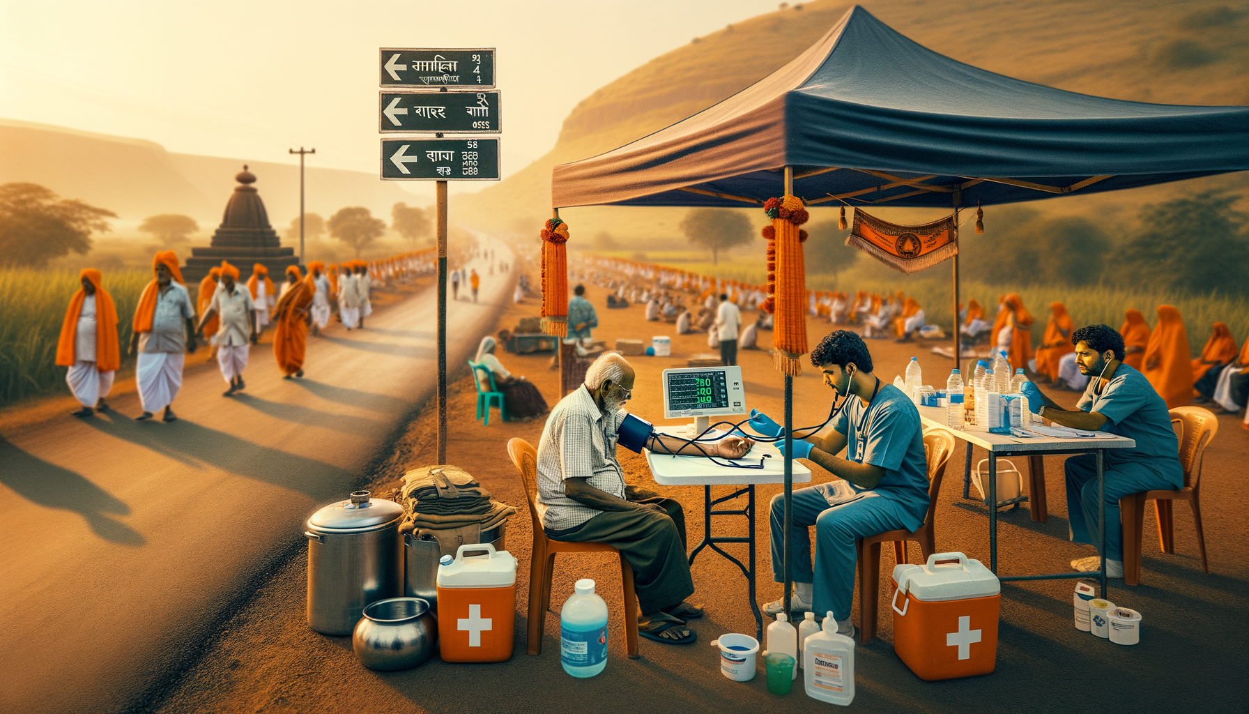 Essential Community Care: Hindu Janajagruti Samiti’s Proven Medical Aid for the Tuljapur Yatra