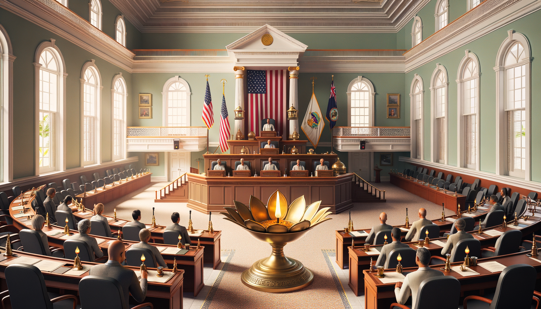 Historic Breakthrough: Sanskrit Mantras to Open US Virgin Islands Senate for the First Time