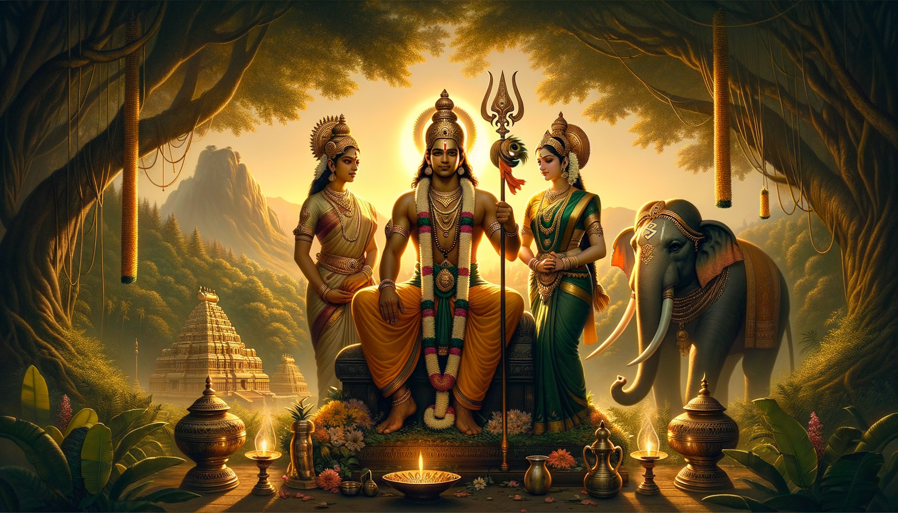 Ganapathi’s Pivotal Role in Valli’s Marriage: Love, Wisdom, and Skanda’s Sacred Union