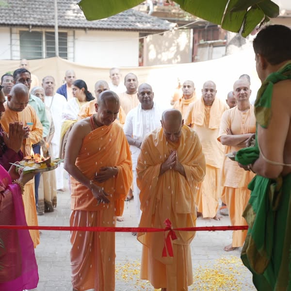 Compassionate Elder-Care Residence at Govardhan Ecovillage Inaugurated by HH Radhanath Swami