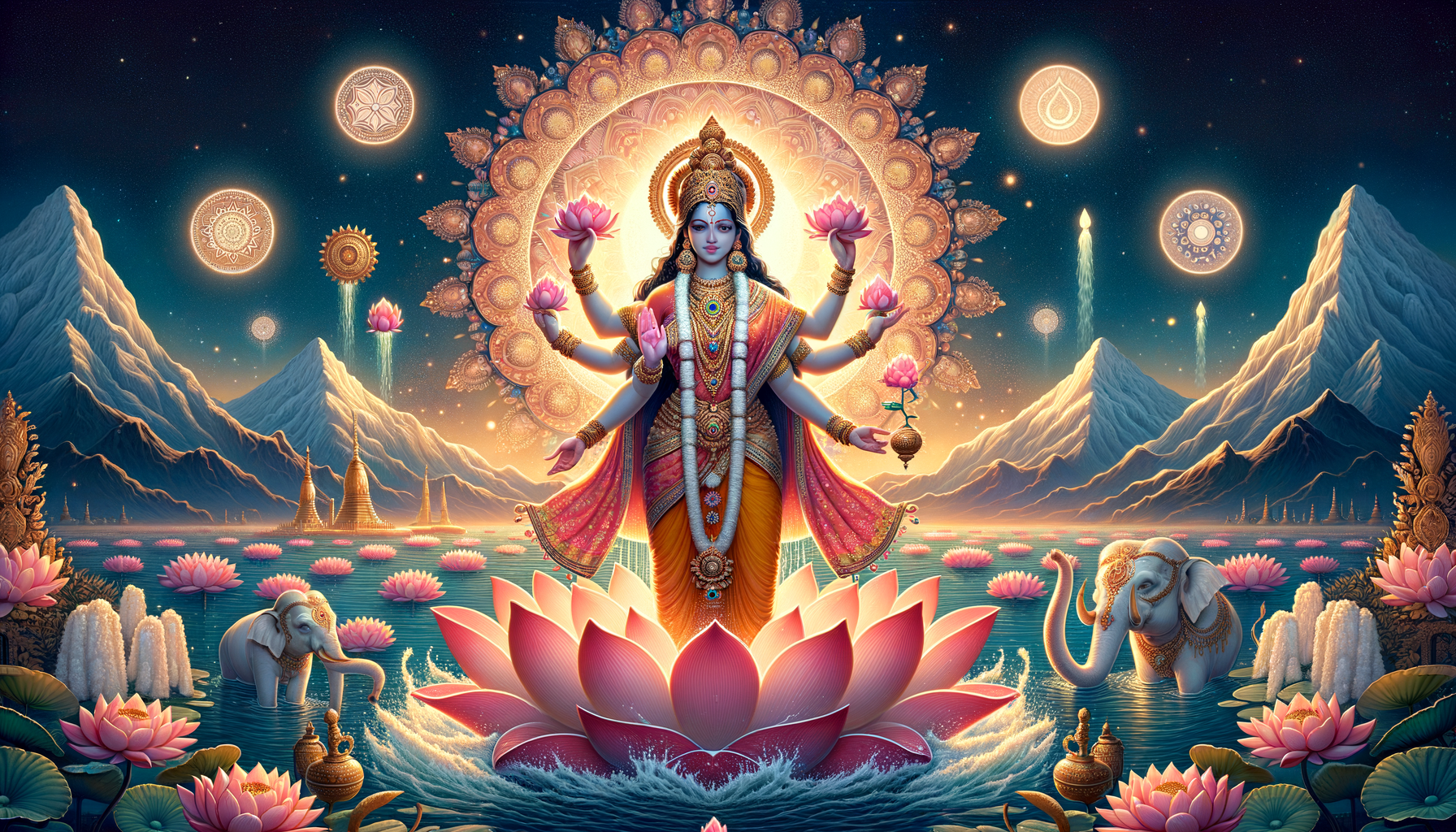 Manifestation of Maa Lakshmi: A Timeless Brahma Purana Tale of Dharma and Prosperity