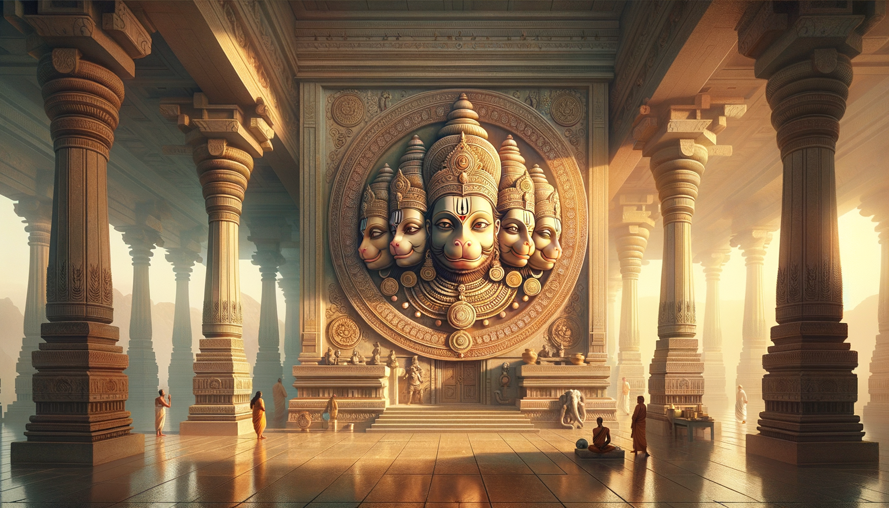Panchamukhi Hanuman near Mantralayam: Five-Faced Grace and Guru Ragavendra’s Legacy