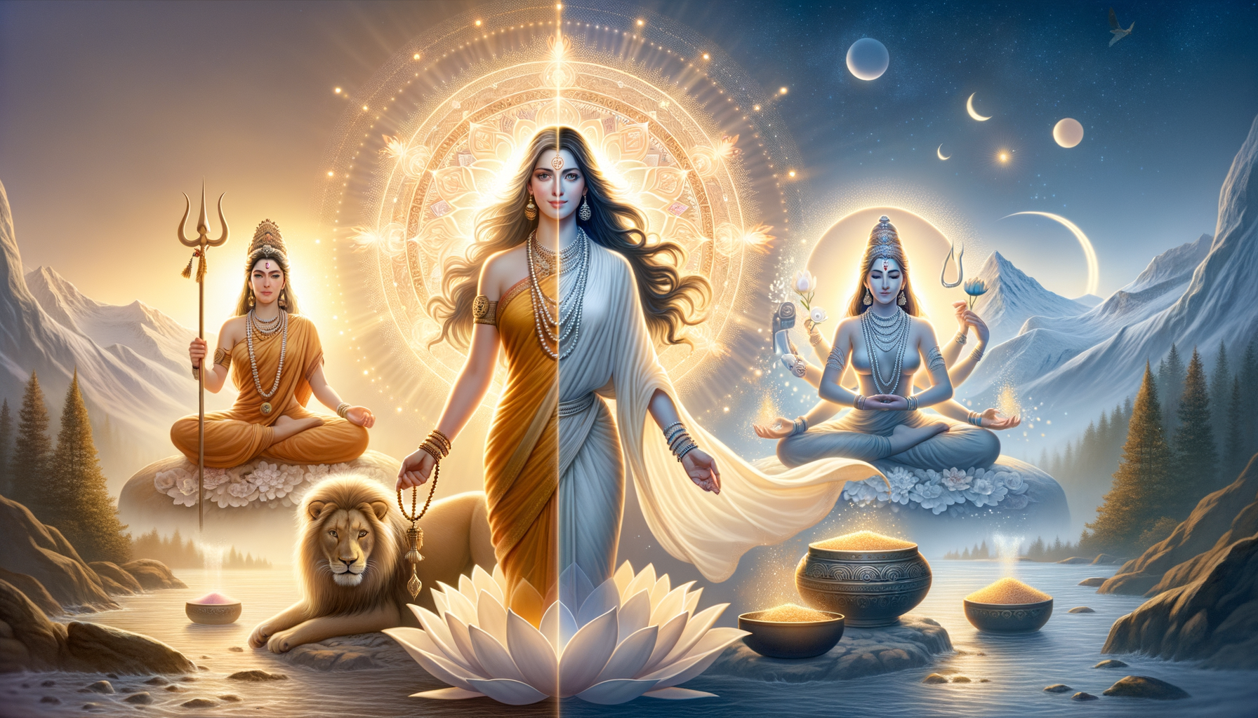 Goddess Parvati’s Transformation into Shakti: From Himalayan Maiden to Universal Mother