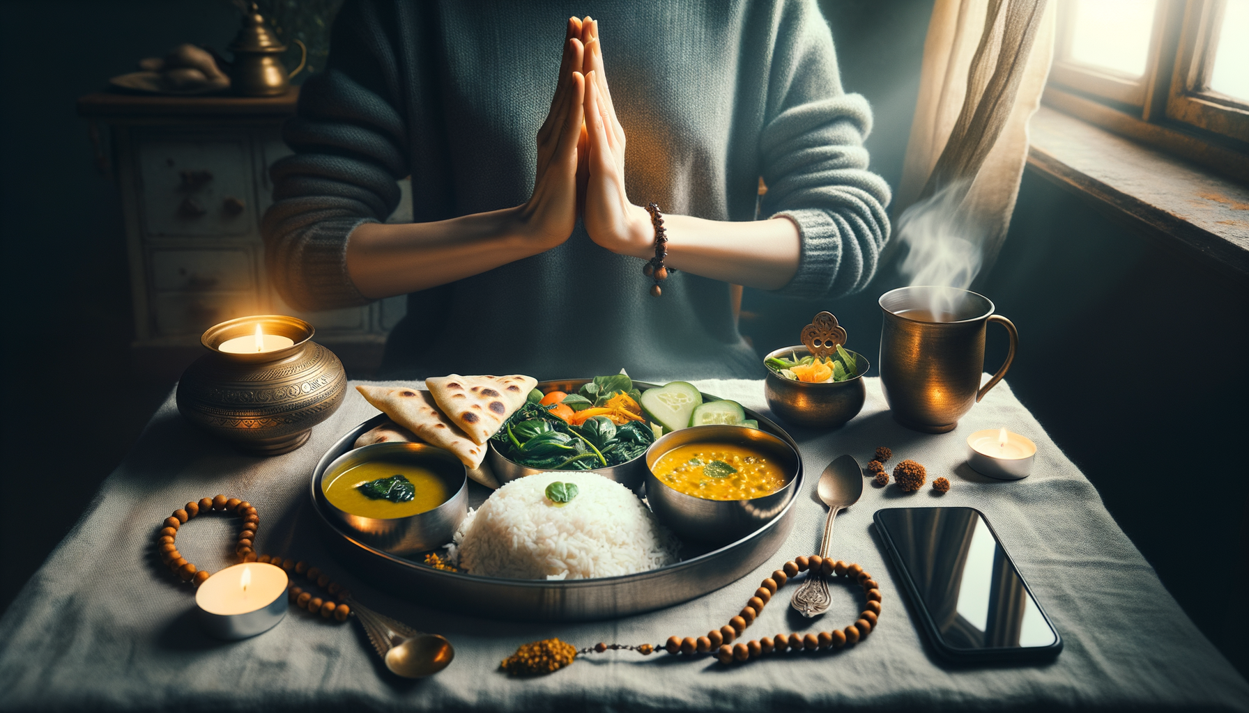 Modern Screens Numb the Sacred Tongue: Dharmic Wisdom to Reclaim Mindful Eating Today