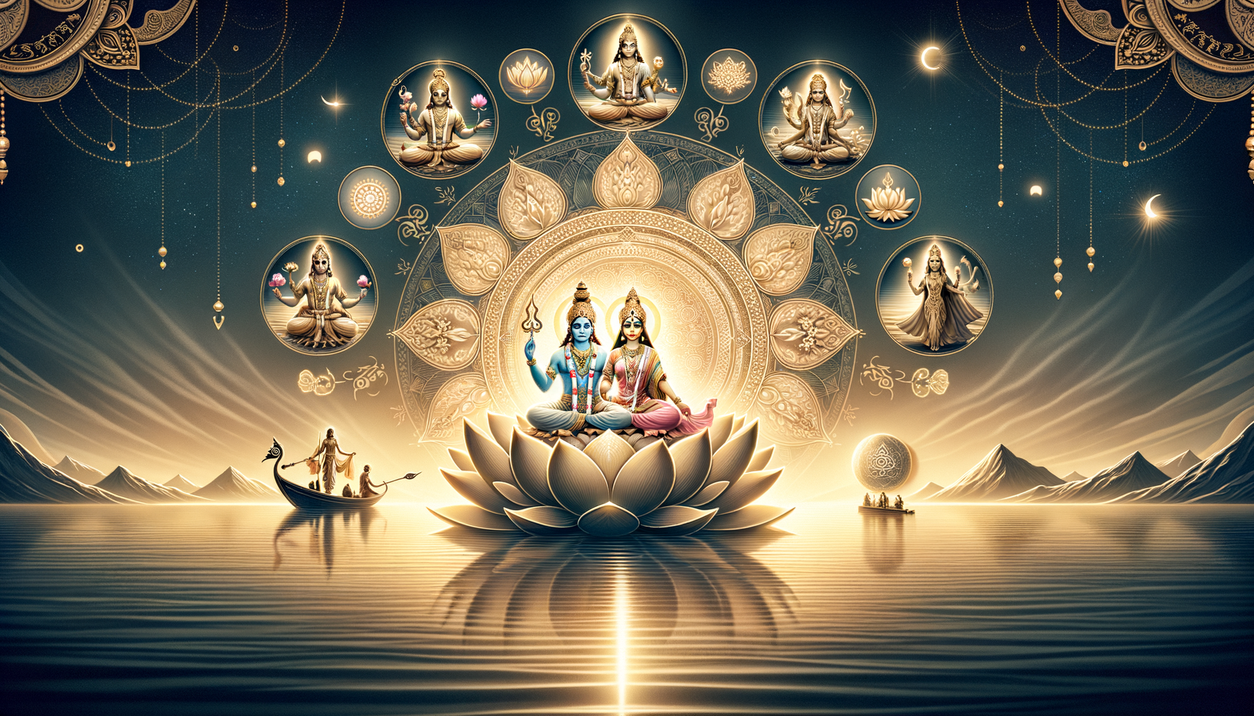 Lakshmi’s Quiet Power: How the Divine Feminine Guides Vishnu’s Avatars and Upholds Dharma