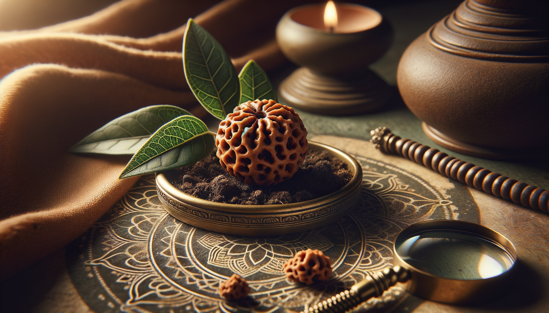 Eighteen-Faced Rudraksha (Astadasa Mukhi): Earth-Energy Significance, Identification, and Mantras
