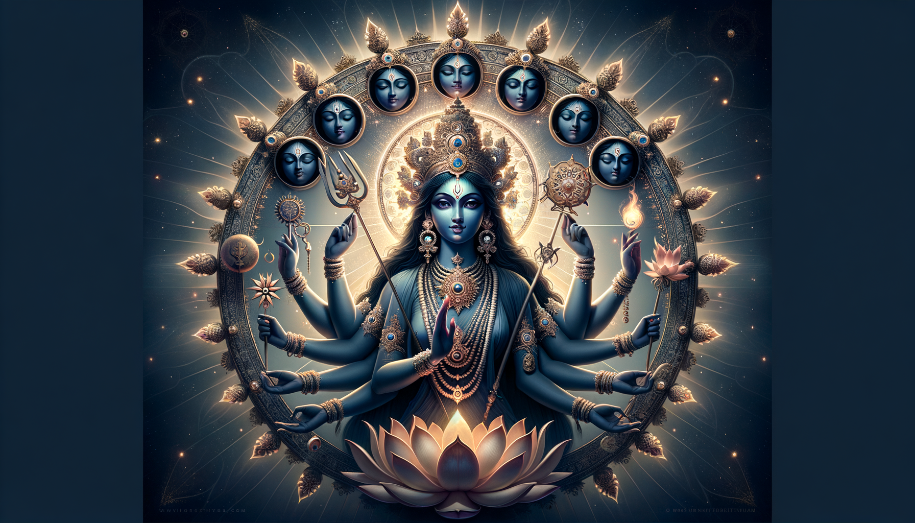 Maha Kali’s Ten Heads and Ten Legs: Profound Symbolism of Power, Time, and Liberation