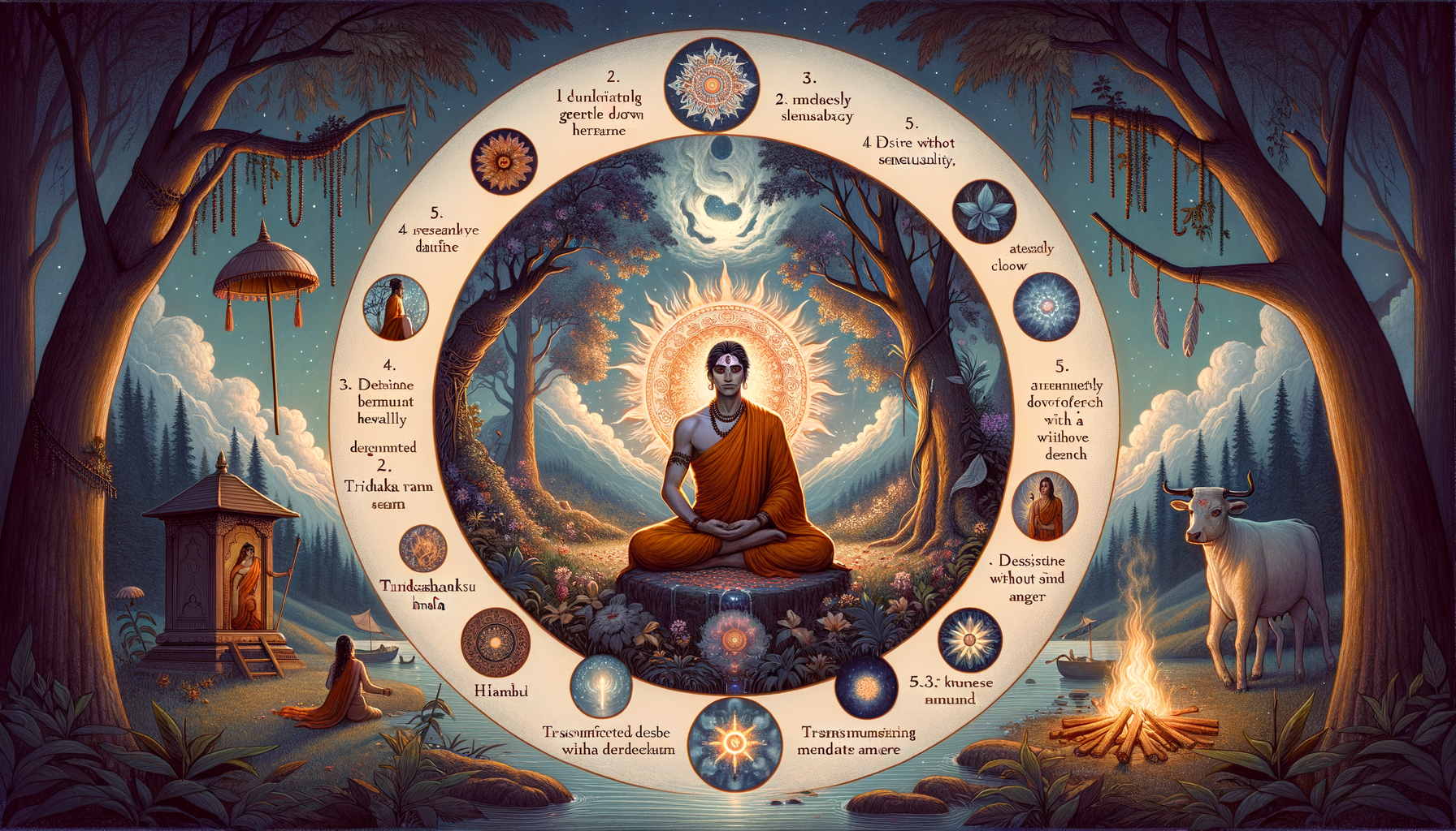 Desire, Discipline, and Redemption: Vishwamitra’s Fall and Rise to Enlightened Self-Mastery