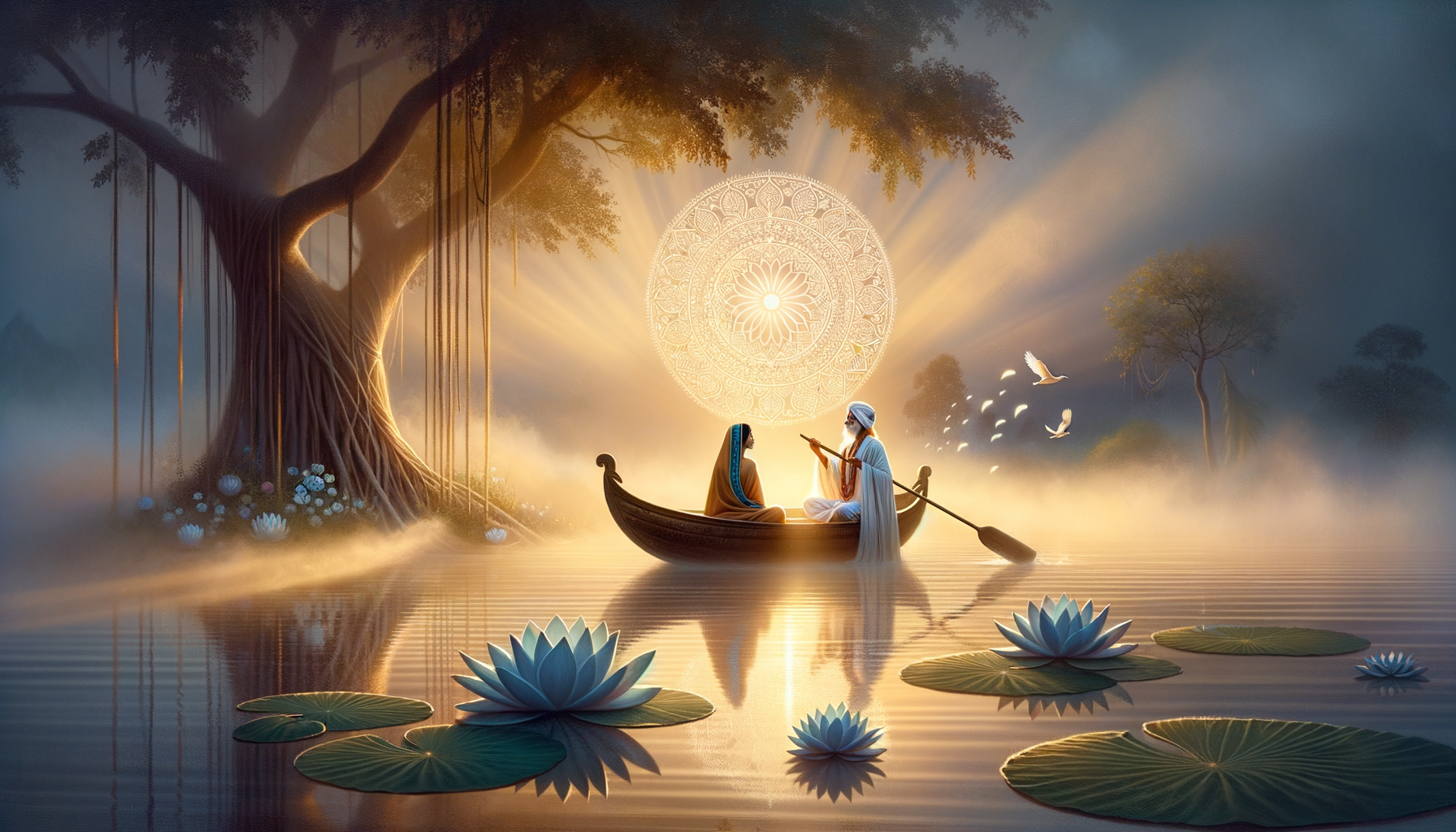 Divine Wisdom and Human Desire: Parashara, Matsyagandhi, and the Transformative Birth of Vyasa