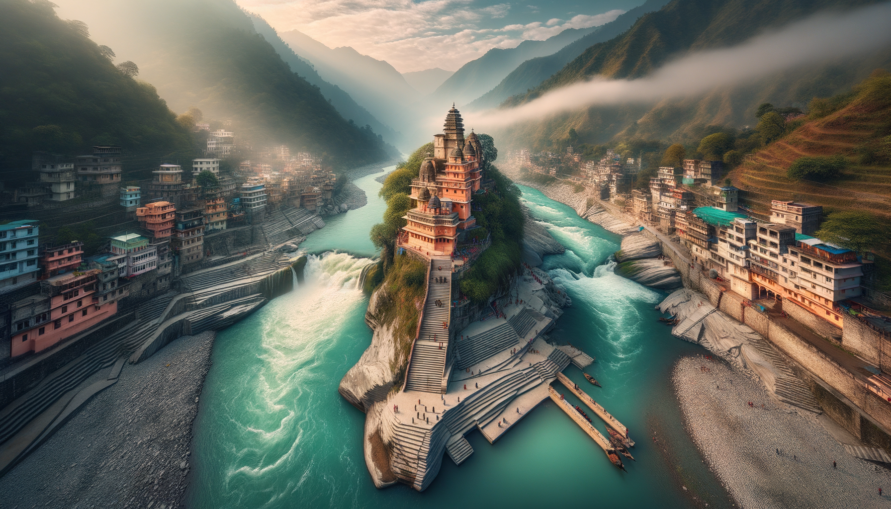 Devprayag’s Soul-Stirring Confluence: Where Alaknanda and Bhagirathi Become the Ganga