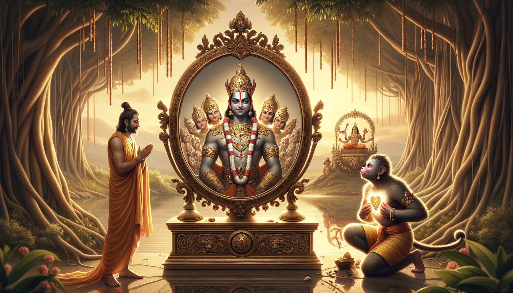 When Knowledge Breeds Arrogance: Narada’s Warning to Hanuman and Ravana’s Mirror