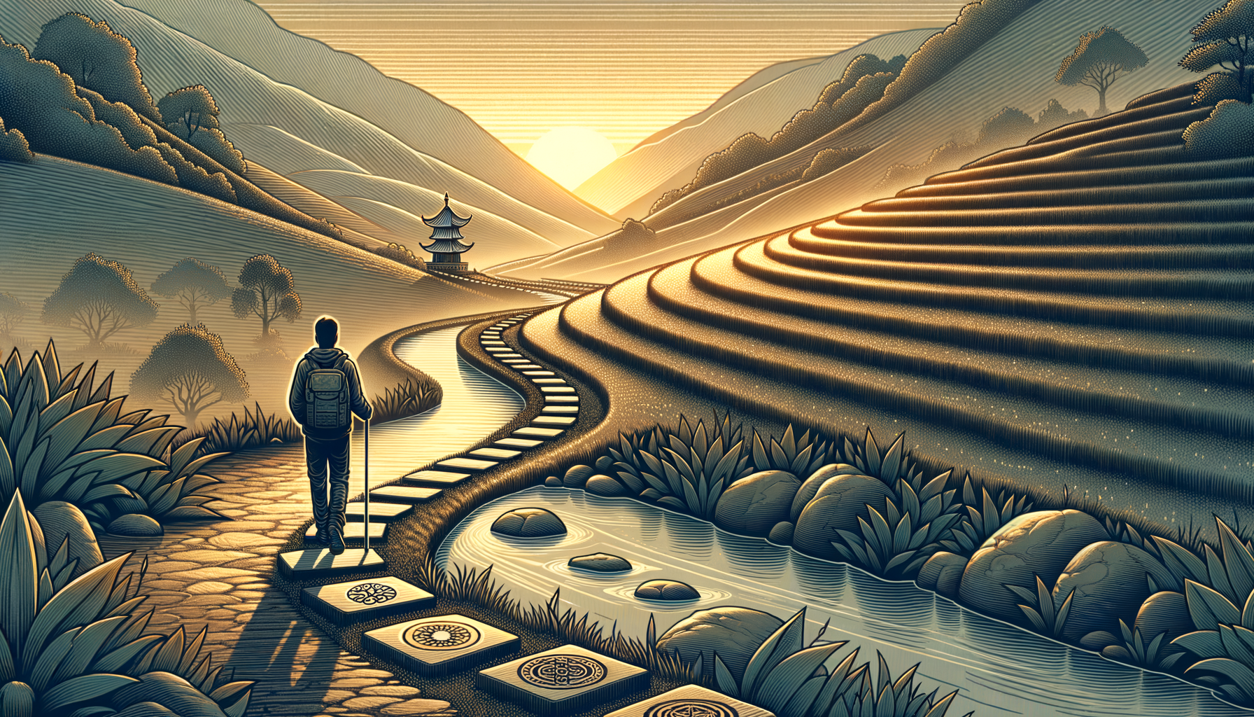 The Sacred Pace: Dharmic Wisdom on Slow, Mindful Progress for Lasting Inner Peace