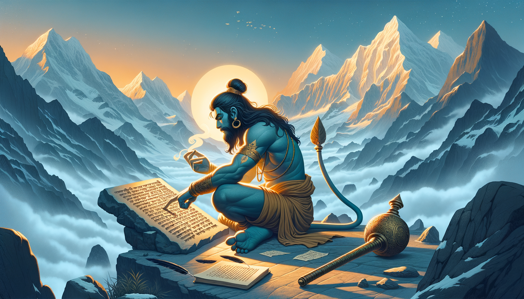 Sri Hanumad Ramayana: The Awe-Inspiring Himalayan Legend of Hanuman’s Sacred Epic