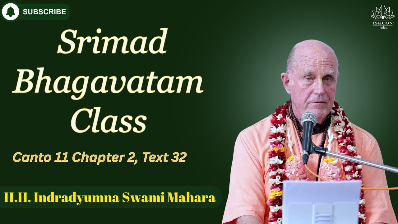 Srimad Bhagavatam 11.2.32: Inspiring Dharmic Leadership and Devotion Lessons at ISKCON Juhu