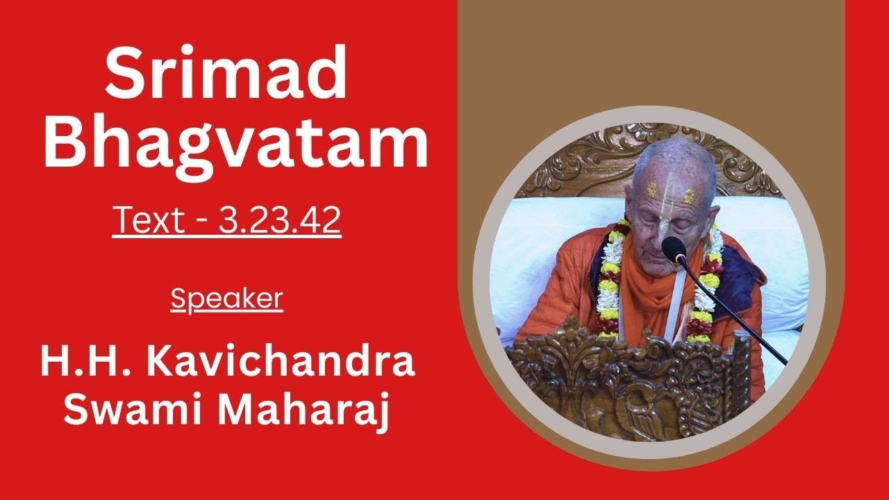 Srimad Bhagavatam 3.23.42: The Life-Changing Refuge at the Lotus Feet of the Divine