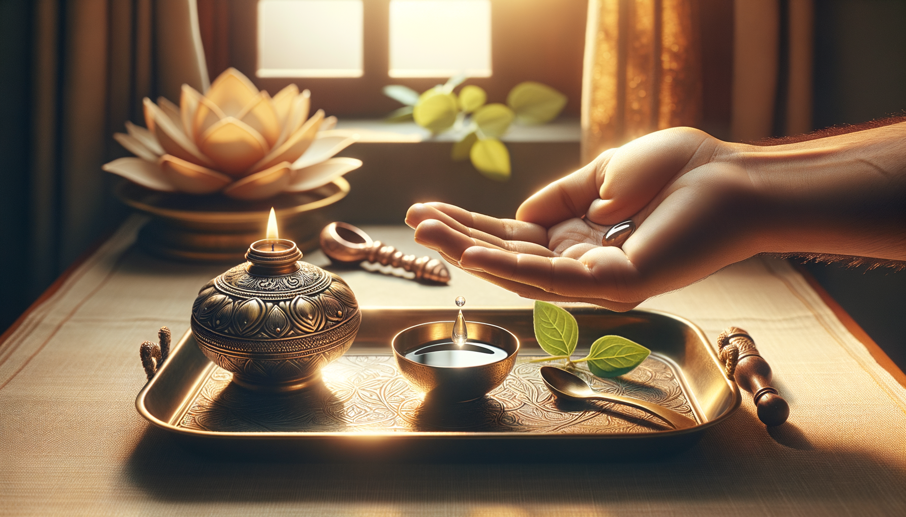 Achamanam Explained: The Sacred Water Rite that Purifies Mind, Speech, and Intention
