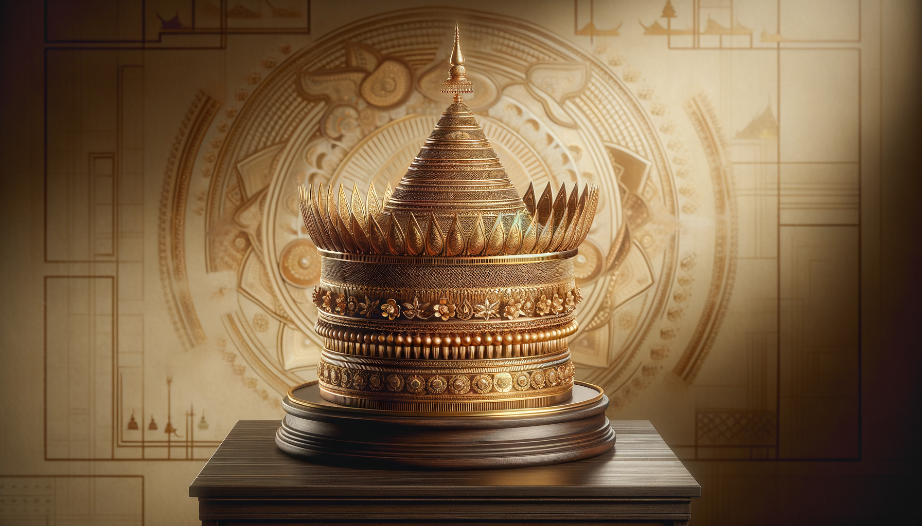 Karanda Mukuta: The Basket-Shaped Crown of Divine Authority, Grace, and Unity