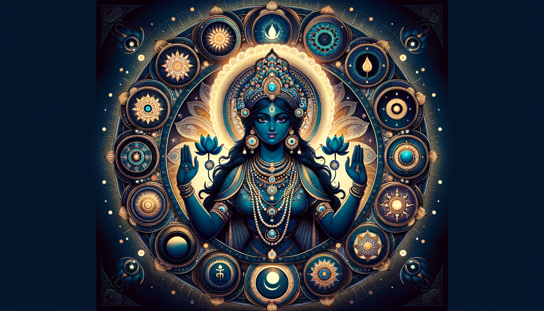 Nine Radiant Forms of Goddess Kali in the Tantra Purana: Protection, Wisdom, and Grace