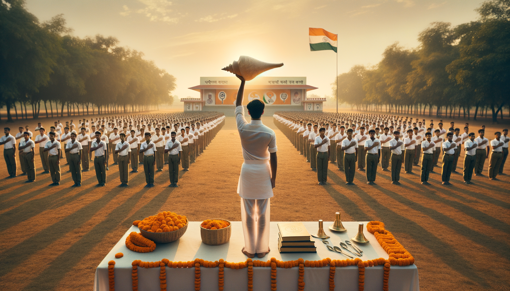 Conch of Bravery Resounds in Durg: 1,000+ Youth Pledge Self-Defense, Nation & Dharma