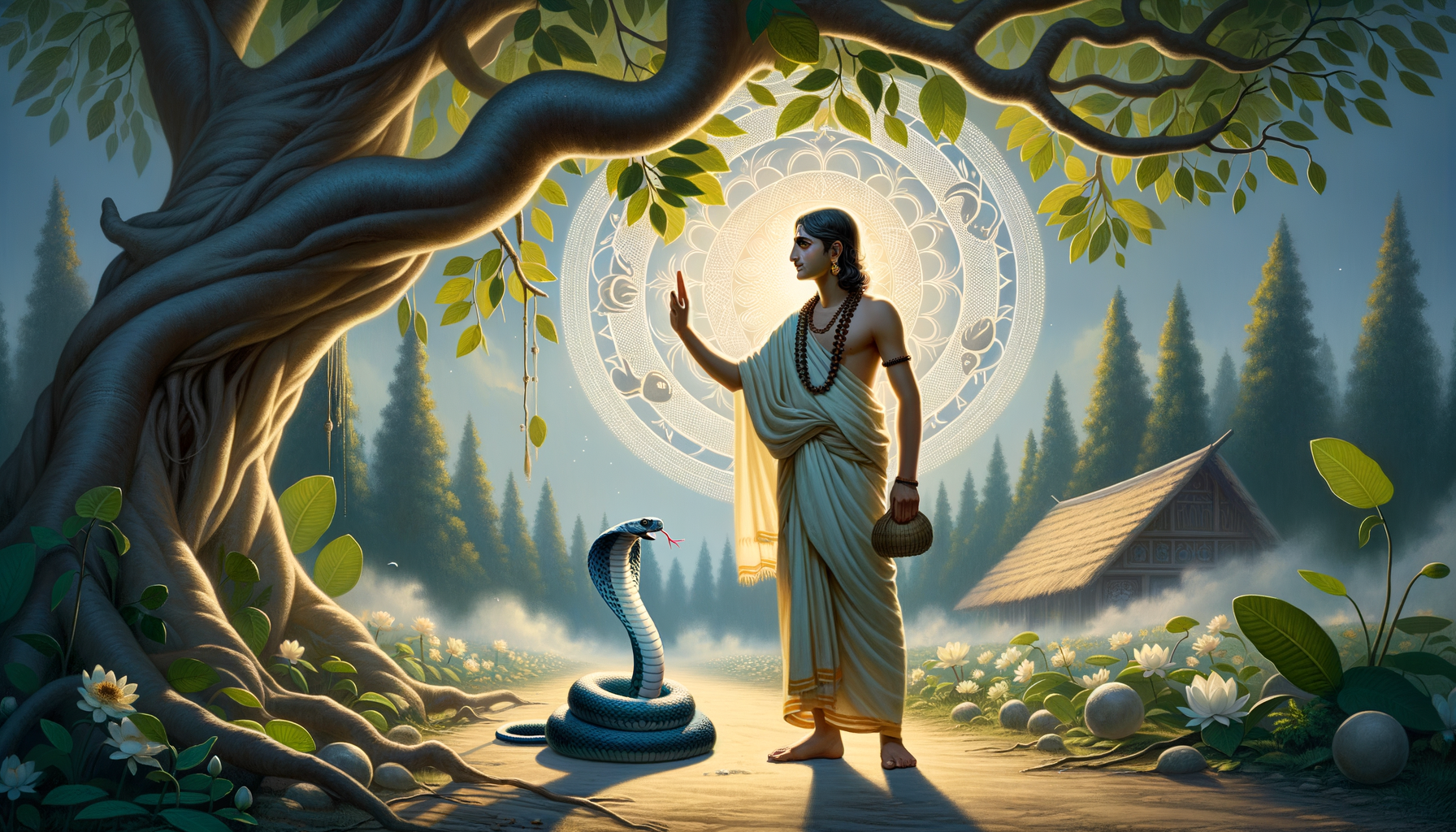 Nityananda and the Serpent: A Timeless Lesson in Courage, Compassion, and Dharmic Unity