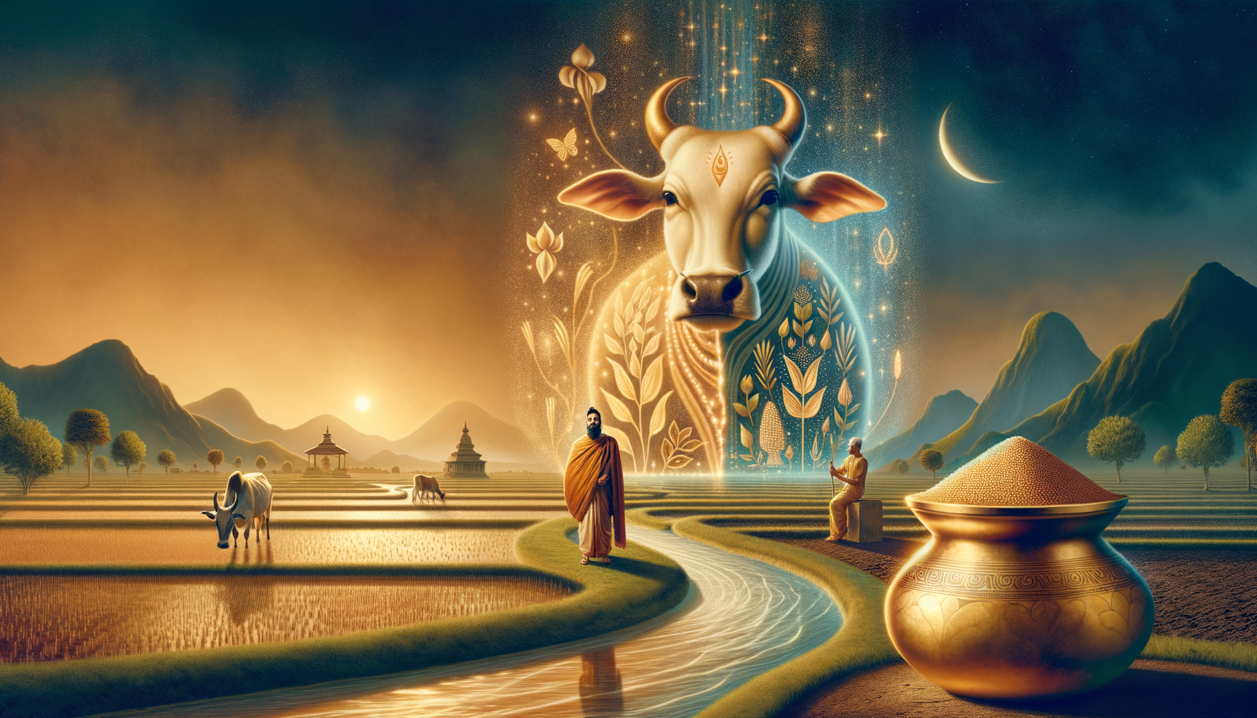 From Bhumi to Prithvi: King Prithu’s Sacred Pursuit and Earth’s Gift of Abundance