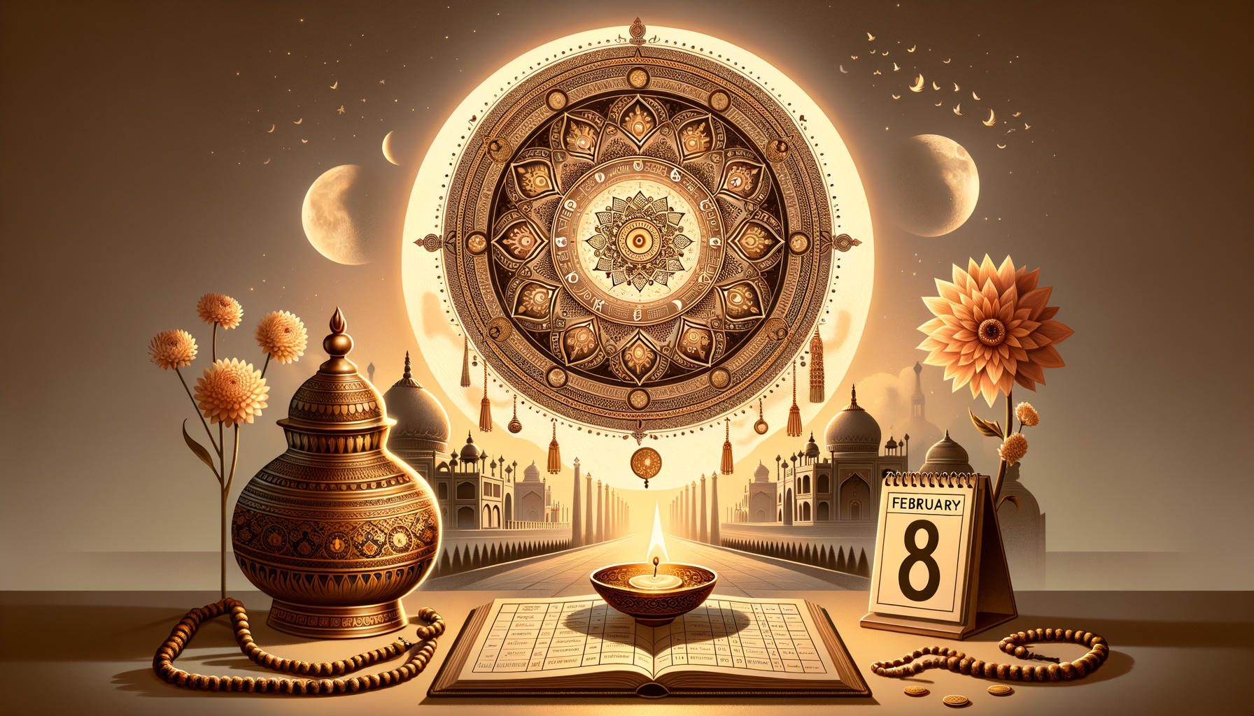 February 8, 2026 Panchang Guide: Exact Tithi Timing, Auspicious Cues, and Daily Dharma