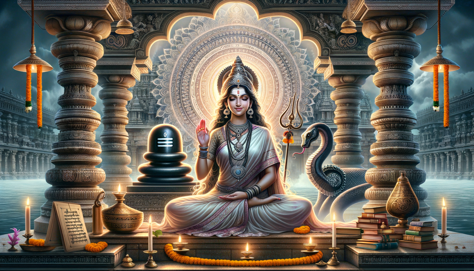 Madhurabhashini of Vilamal: Moon‑Eyed Parvati’s Blessings at Thiruvarur Patanjali Manoharar
