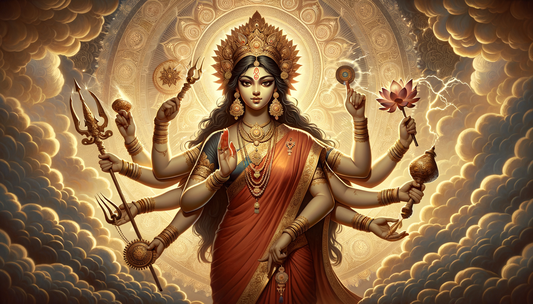 Vajra in Durga’s Hands: Indestructible Power, Sacred Courage, and Dharmic Unity