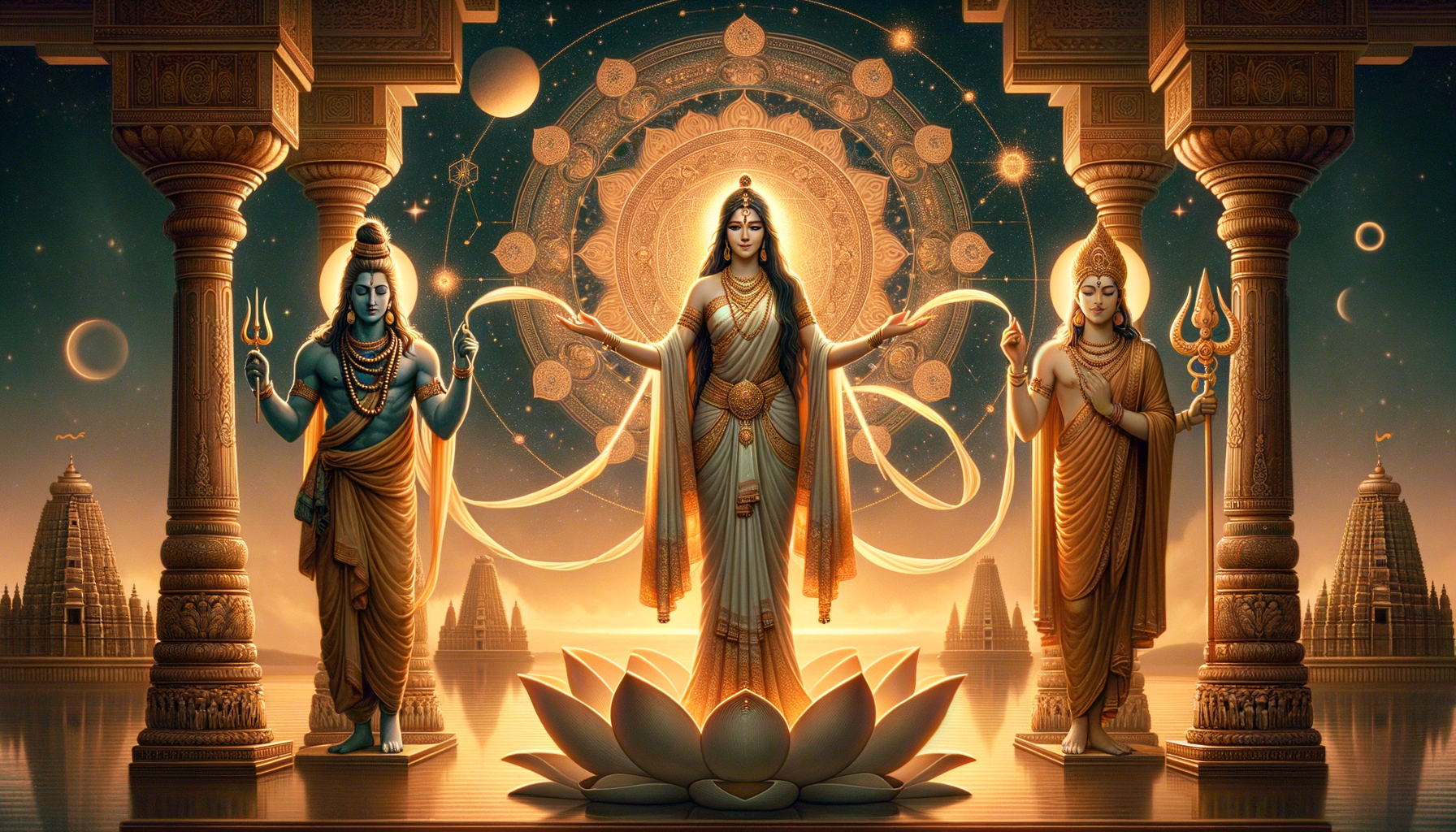 Shanta Durga’s Grace: Ending the Shiva–Vishnu Conflict and Restoring Cosmic Harmony