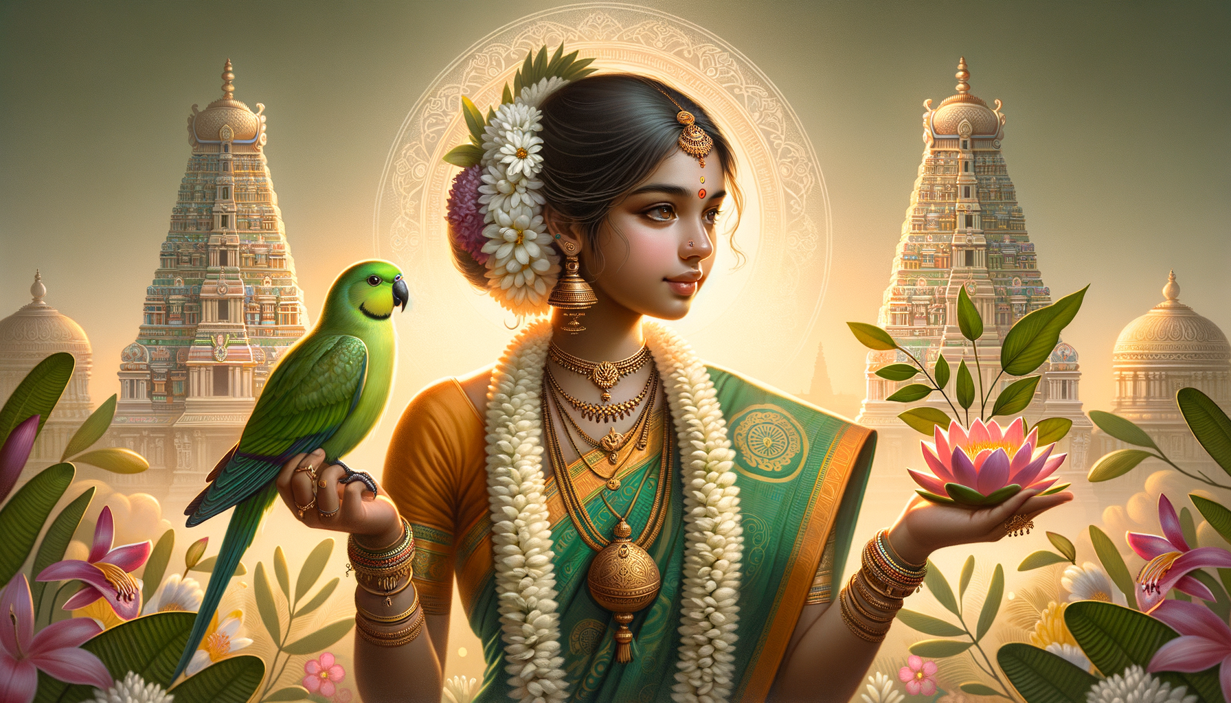 Decoding Andal’s Parrot (Shuka): Vaishnava Iconography of Love, Voice, and Divine Bhakti Power
