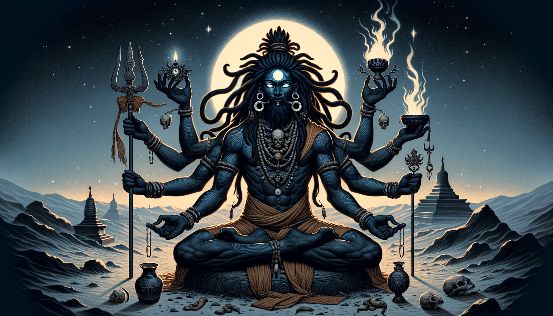 Mahakala Murti Iconography: Unveiling Shiva’s Fierce Time and Cosmic Dissolution