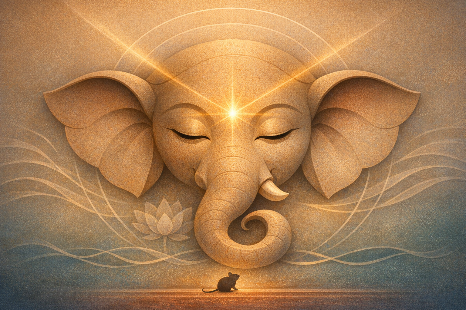 Ganesha’s Small Eyes, Vast Vision: Iconography, Mindfulness, and Dharmic Unity Lessons
