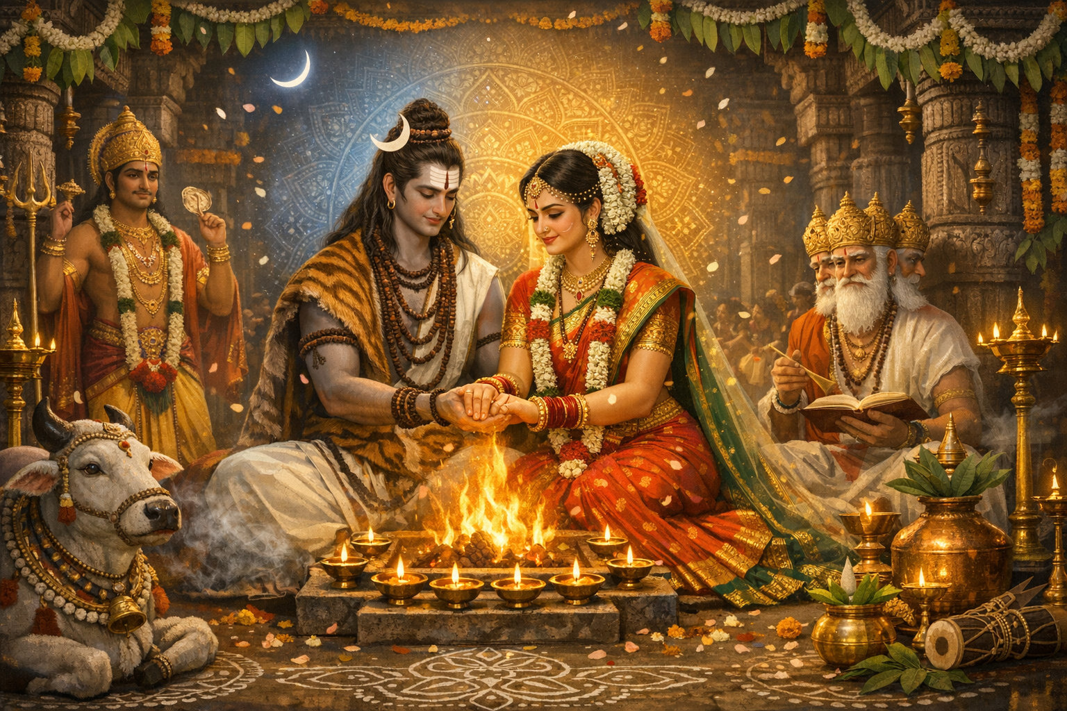 Shiva–Parvati Kalyanam at Maha Shivaratri: Complete Guide to Rituals, Legends, and Meaning