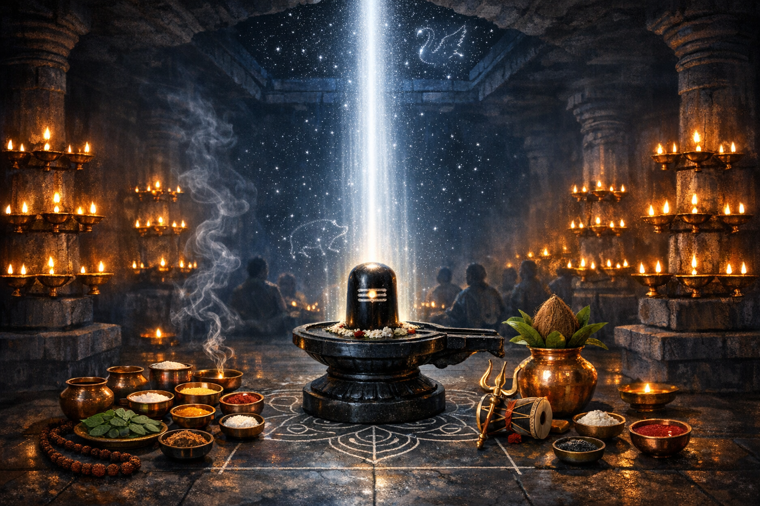 Shivaratri Jagran & Lingodhbhavam: Sacred Night Vigil, Cosmic Origin, and Ritual Science