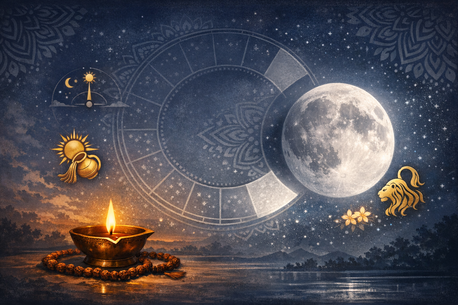 March 2, 2026 Panchang Guide: Shukla Chaturdashi to Purnima, Auspicious Times, Nakshatra & Rashi