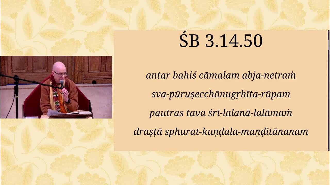 Profound Prophecy and Transformative Vision: SB 3.14.50 at Bhaktivedanta Manor (20.02.26)