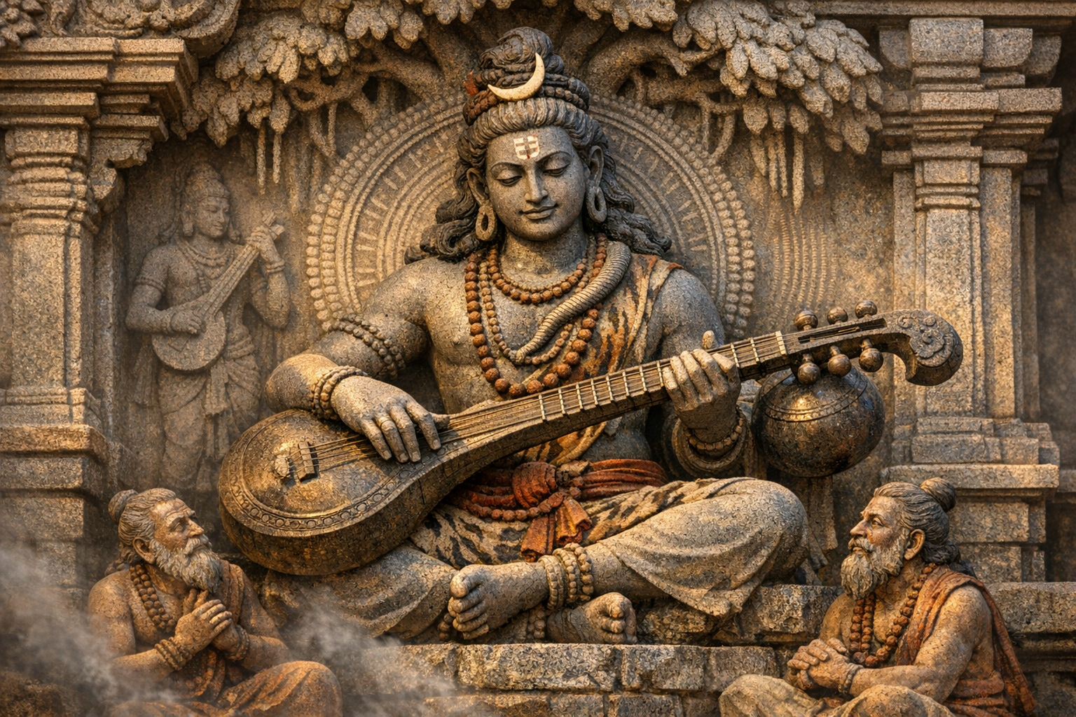 Veenadhara Dakshinamurthy: Shiva’s Musician-Guru in Pallava and Chola Temple Art