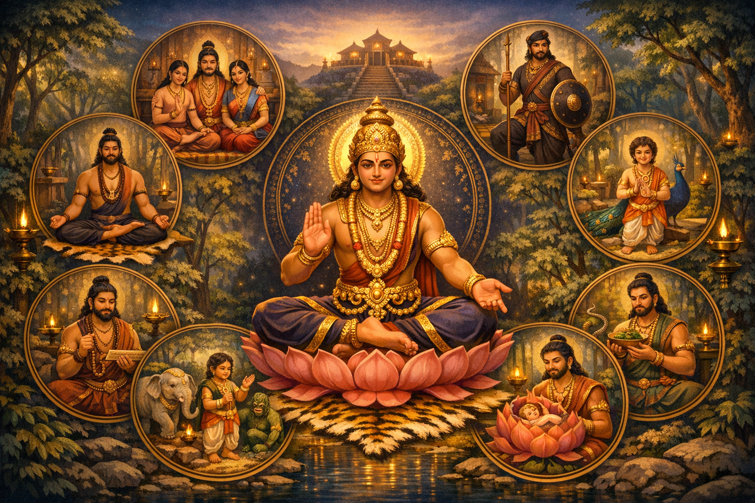 Ashta Sastha Revealed: Eight Transformative Forms of Lord Ayyappa and Their Spiritual Power