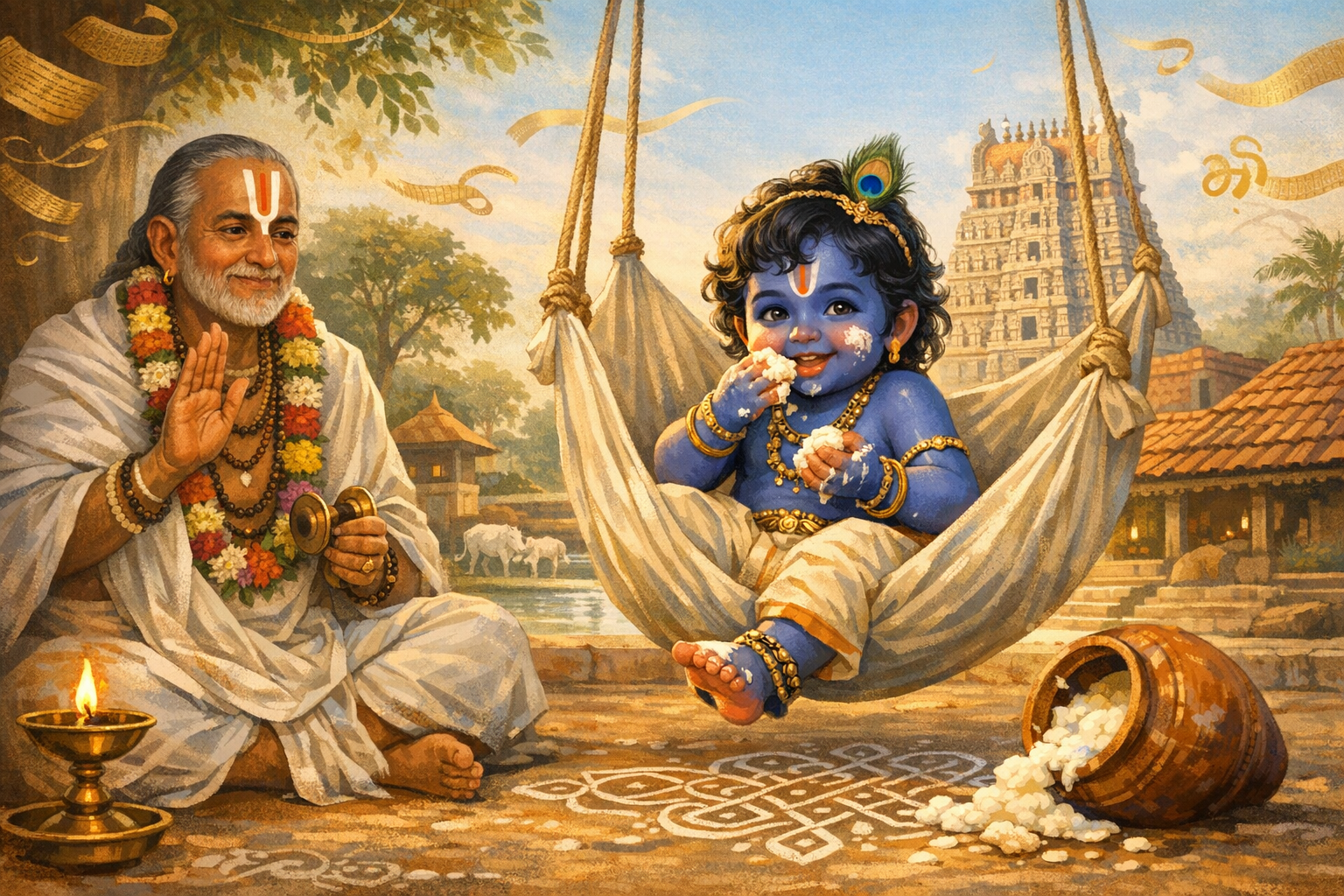 Before Surdas: Periyalvar’s South Indian Bhakti that First Envisioned Child Krishna’s Play