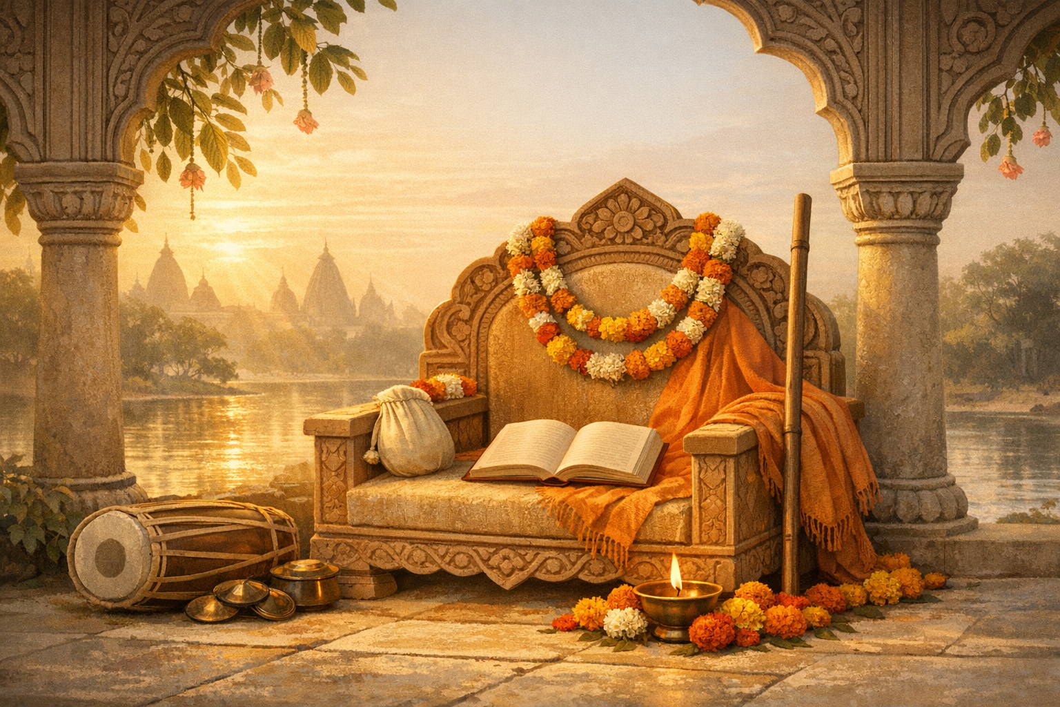Honoring His Holiness Badrinarayan Swami: A Peaceful Vrindavan Departure and Enduring Bhakti Legacy