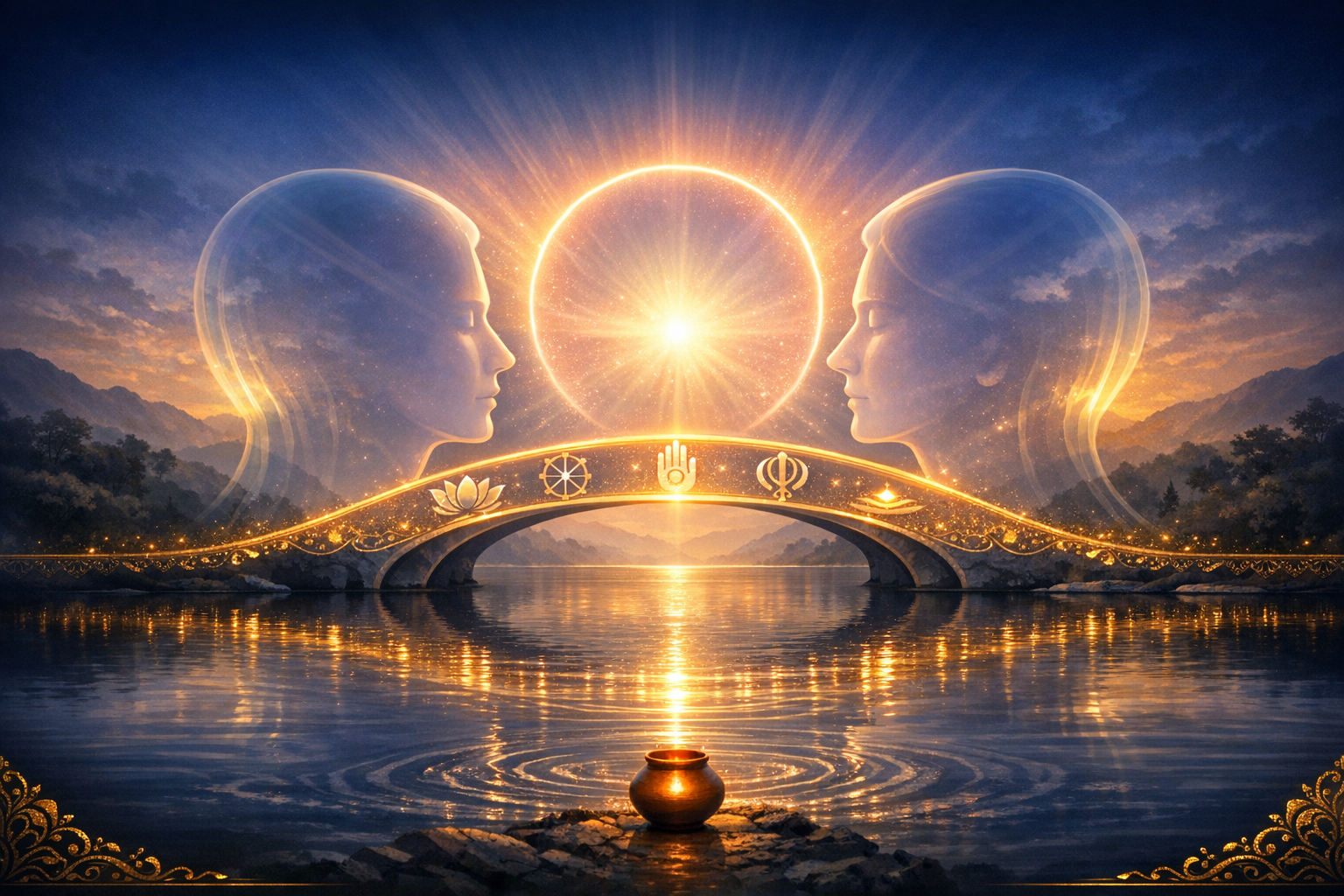 Two Yet One: Advaita Vedanta’s Science of Oneness and a Dharmic Bridge across Traditions