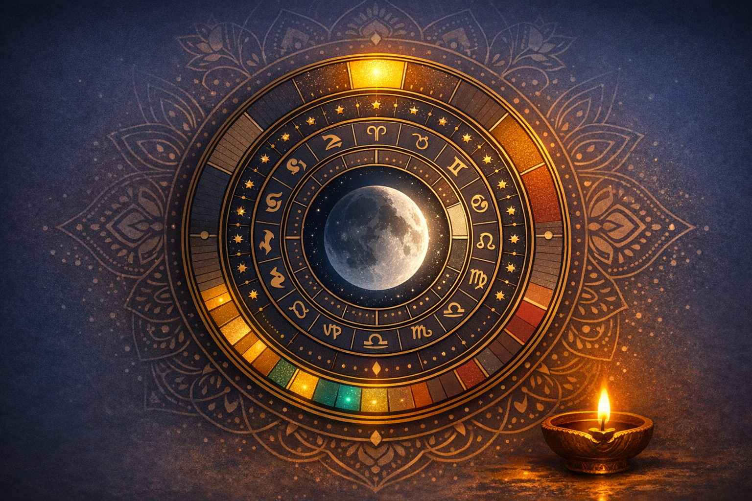 March 10, 2026 Panchang: Krishna Paksha Saptami, Auspicious Muhurtas, Nakshatra & Rashi
