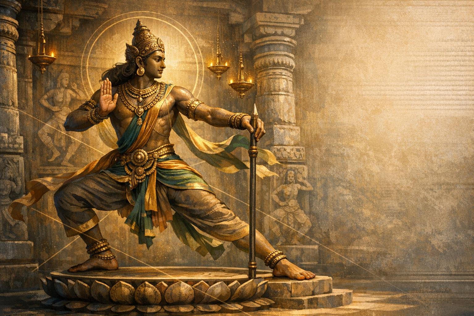 Alidha Stance in Hindu Iconography: Embodied Power, Dharma Readiness, and Sacred Motion