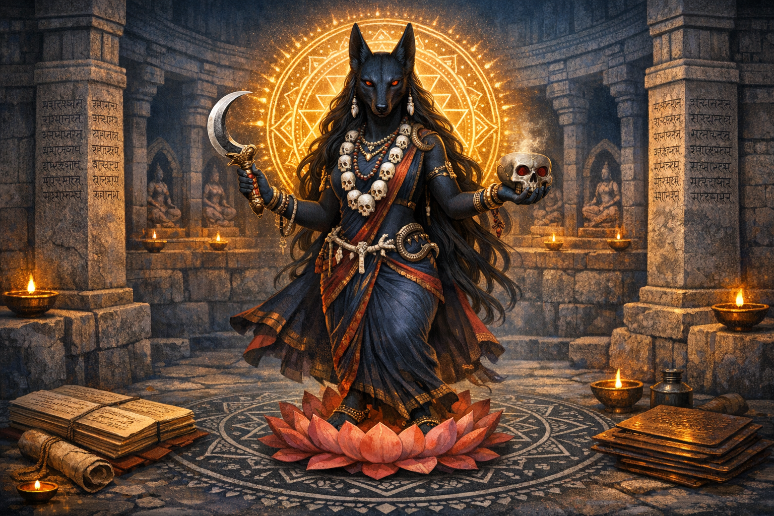 Kokamukha Unveiled: The Jackal-Faced Mahakali in Texts, Temple Inscriptions, and Tantra