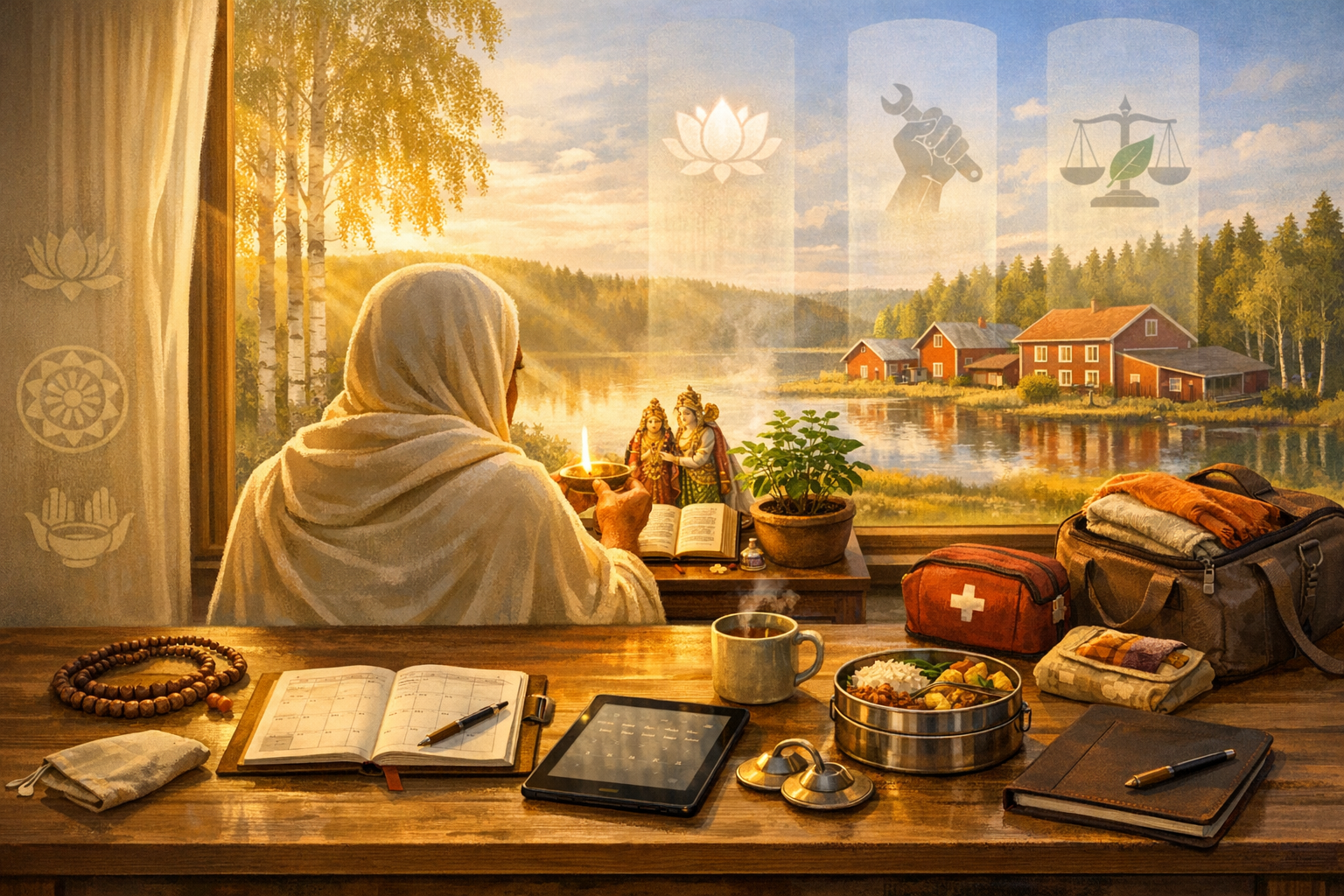 Compassionate Seva in ISKCON: Ethics, Competencies, and Dharmic Unity at Almviks gård
