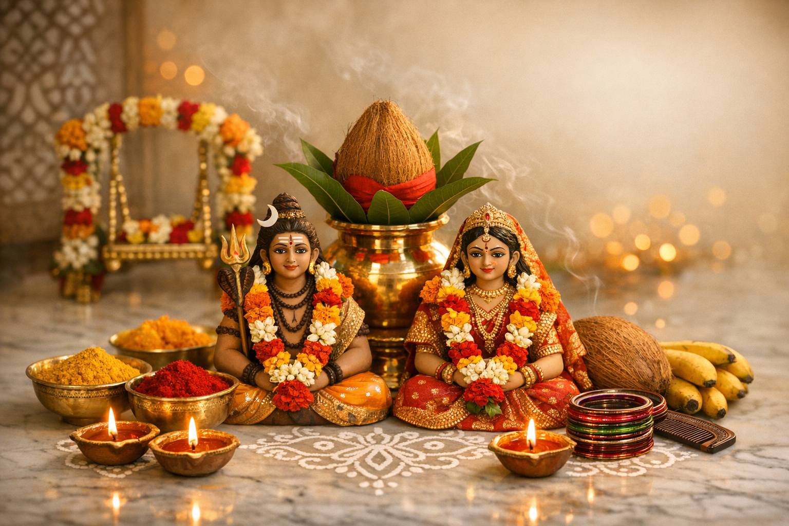 Soubhagya Gauri Vratam 2026 (Gangaur): Date, Puja Vidhi, Chaitra Tritiya Significance & Traditions