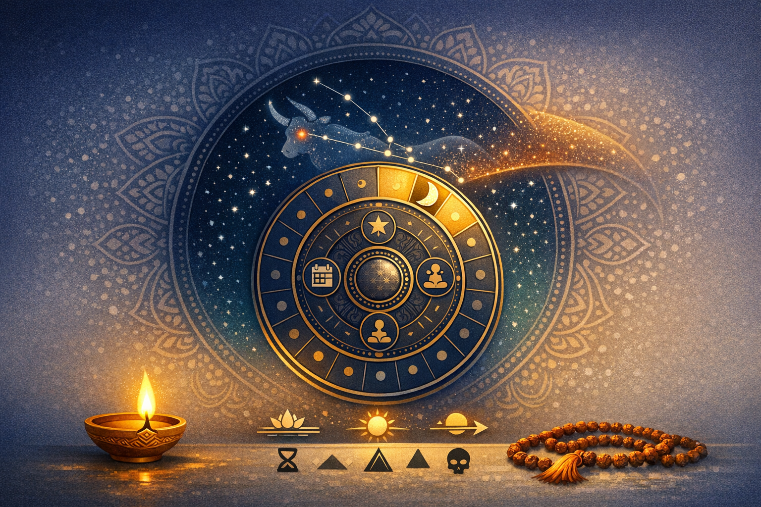 March 12, 2026 Panchang Guide: Krishna Paksha Navami Tithi, Auspicious Muhurtas, Nakshatra & Rashi