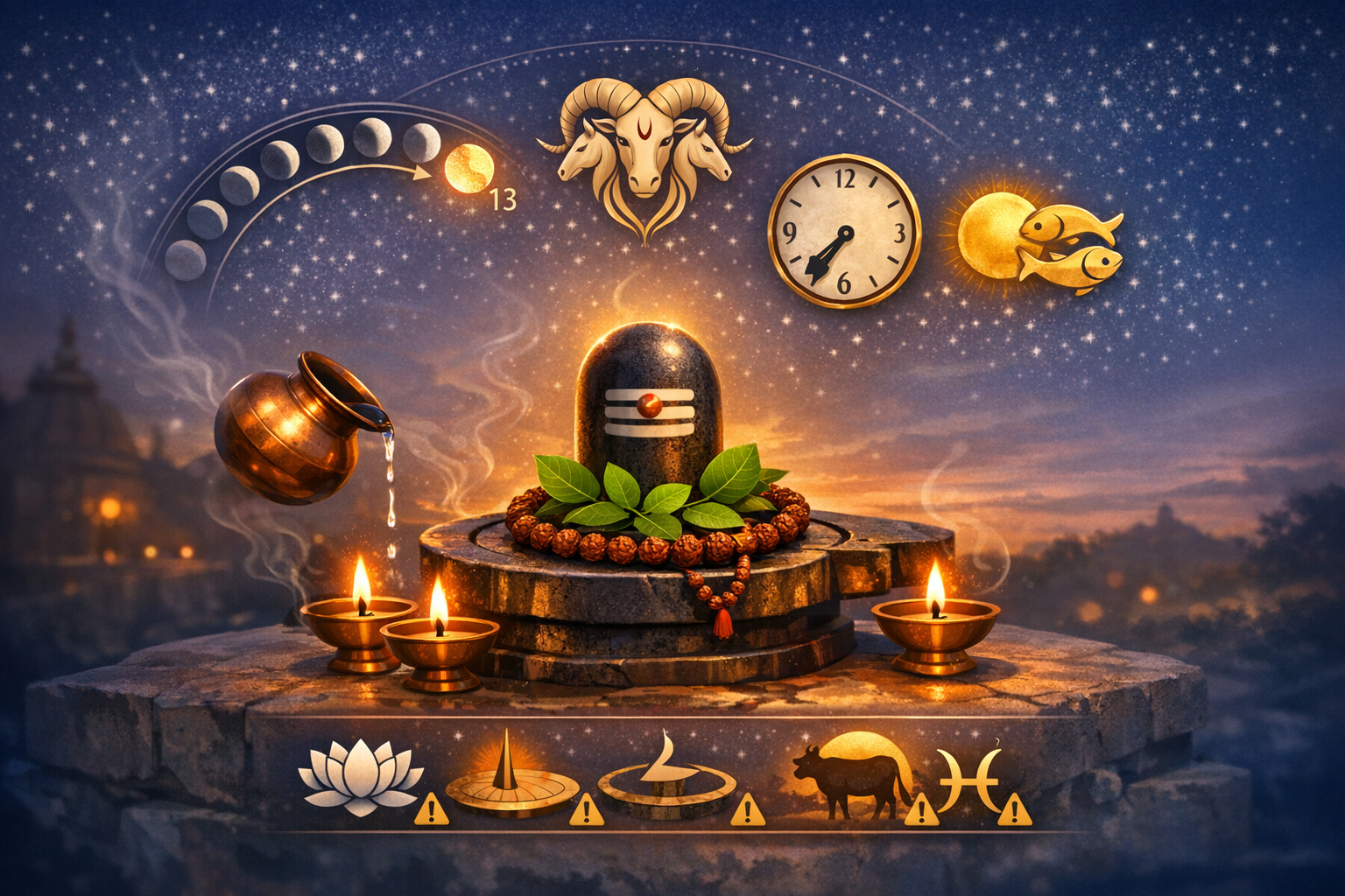 March 16, 2026 Panchang: Som Pradosh, Accurate Tithi, Nakshatra–Rashi, and Auspicious Timings